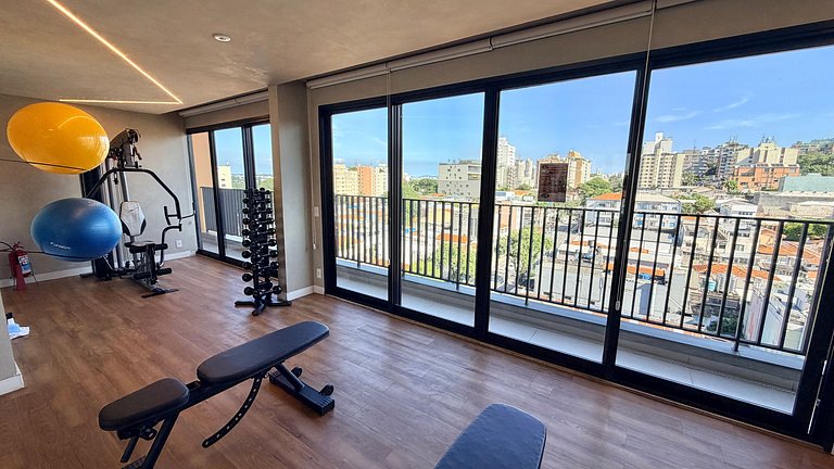 Comodidade na V Madalena - Ar e Rooftop