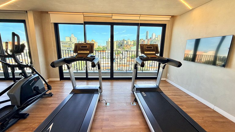 Comodidade na V Madalena - Ar e Rooftop