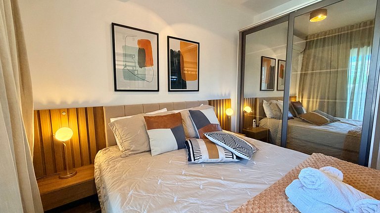 V Madalena - Garagem + Piscina + Cama Queen + Ar