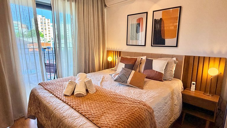 Comodidade na V Madalena - Ar e Rooftop