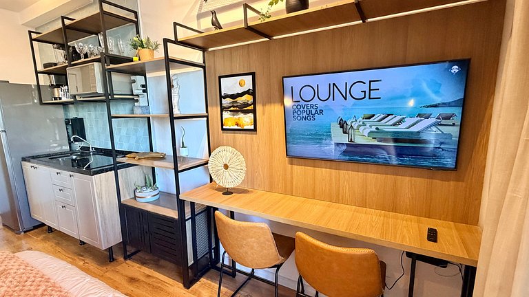 Comodidade na V Madalena - Ar e Rooftop