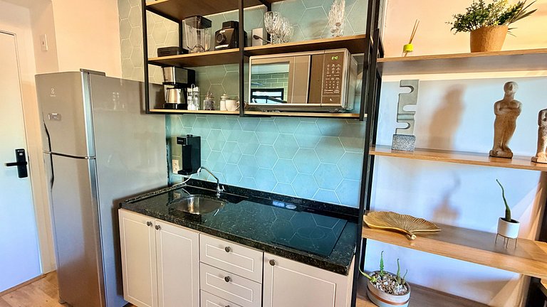 Comodidade na V Madalena - Ar e Rooftop