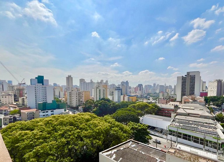 Studio Boho Liberdade| Acomoda 4 | 260m Metrô + AC