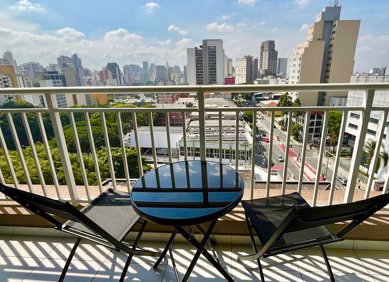 Studio Boho Liberdade| Acomoda 4 | 260m Metrô + AC