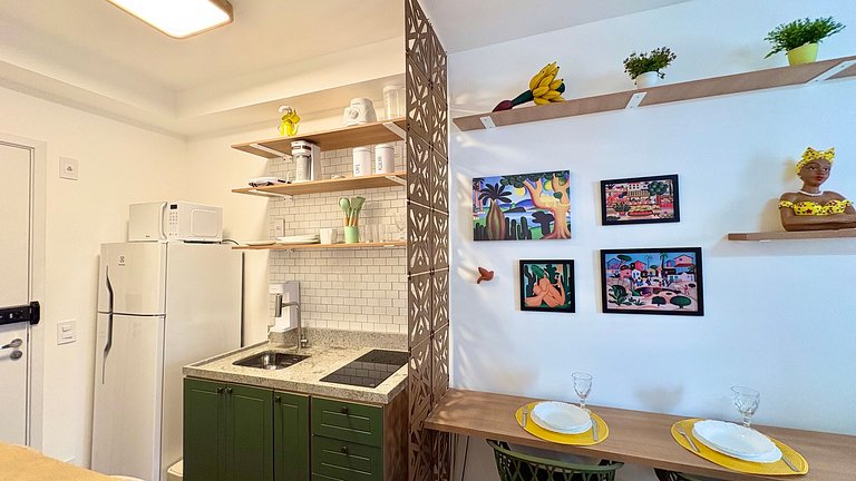 Butantã - Studio novo moderno - Próx Metrô - USP - Acomoda 4