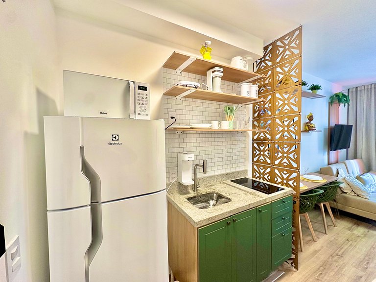 Butantã - Studio novo moderno - Próx Metrô - USP - Acomoda 4