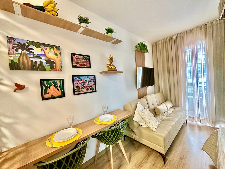 Butantã - Studio novo moderno - Próx Metrô - USP - Acomoda 4