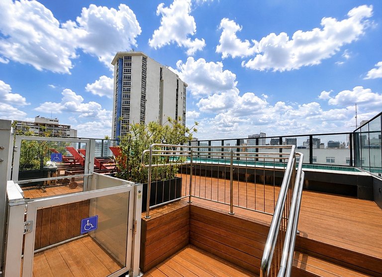 Centro Histórico | Rooftop + Ar + Piscina