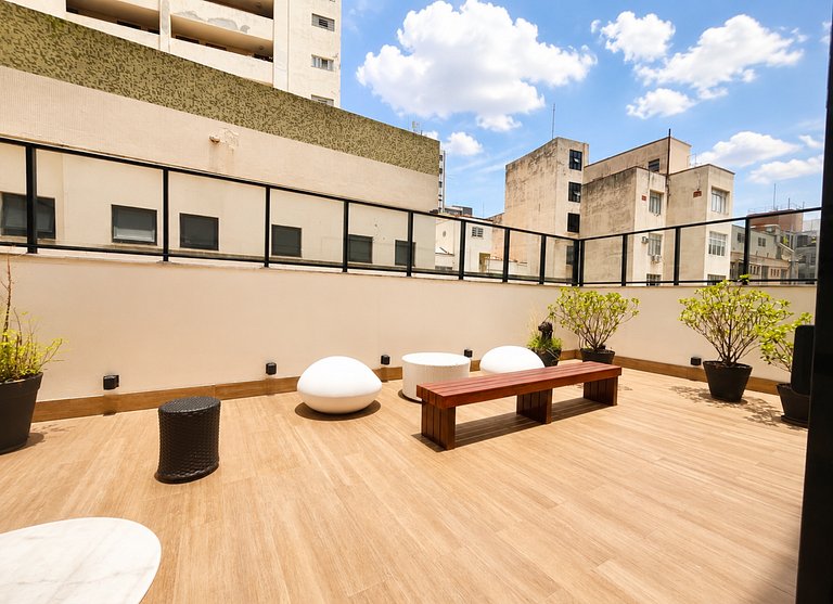 Centro Histórico | Rooftop + Ar + Piscina