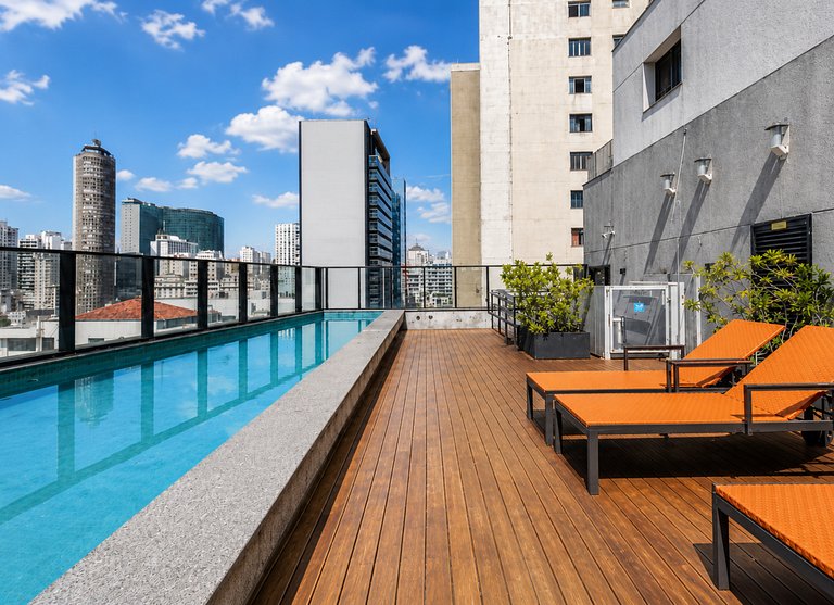 Centro Histórico | Rooftop + Ar + Piscina