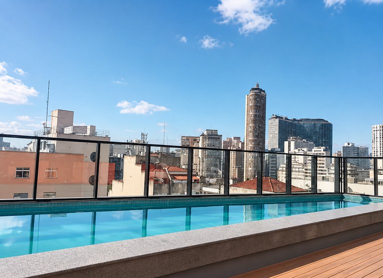 Centro Histórico | Rooftop + Ar + Piscina