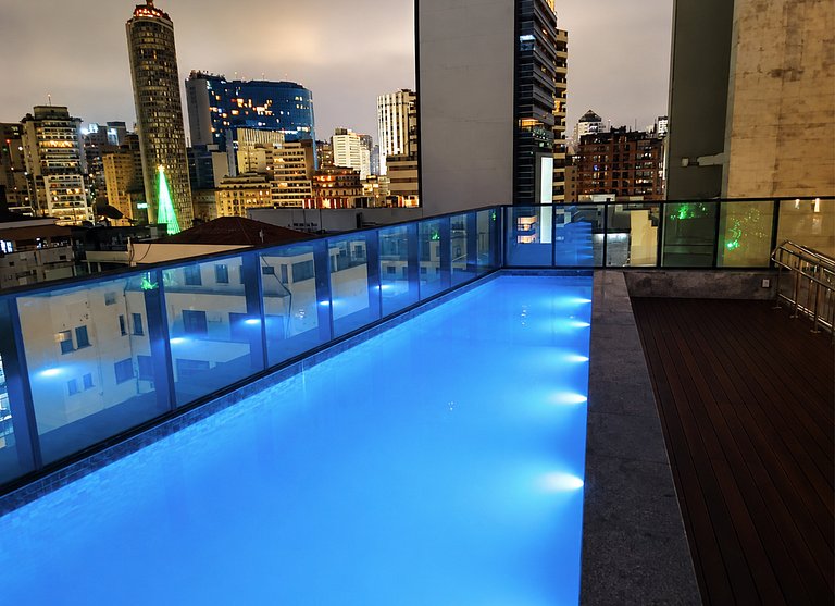 Centro Histórico | Rooftop + Ar + Piscina