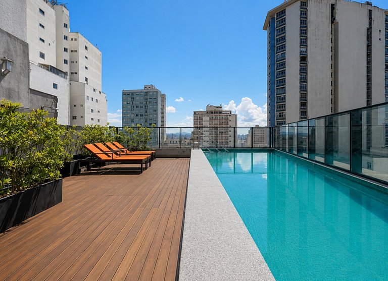 Centro Histórico | Rooftop + Ar + Piscina